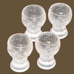 5 Littala Kekkerit Finland Set Sherry Timo Sarpaneva Danish 3" 2oz Glasses